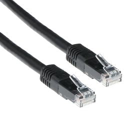 UTP Cat6 patch cable ACT IB8902 black-0