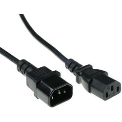 Power cable ACT AK5030 1.8 m C14-C13 black-0