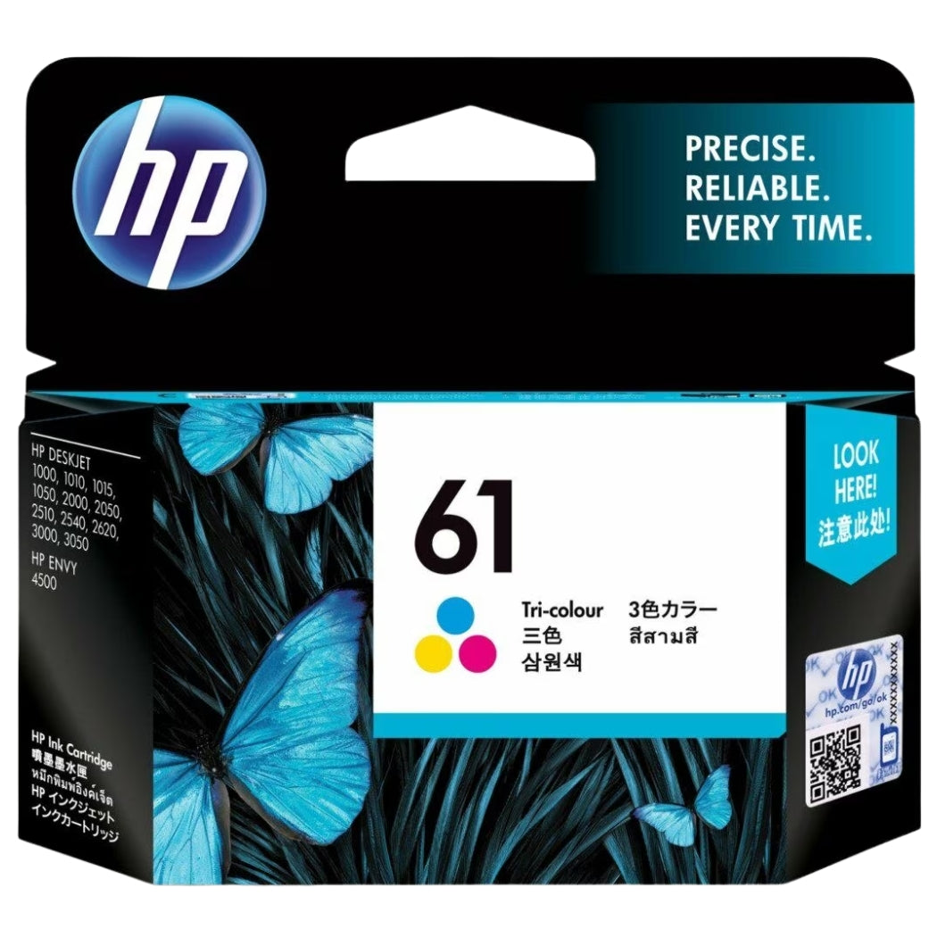 HP 61 (CH562WN)Tri-Color Ink Cartridge-0