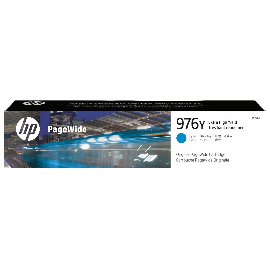 Original HP 976Y Extra High Yield Cyan Ink Cartridge, L0R05A-0