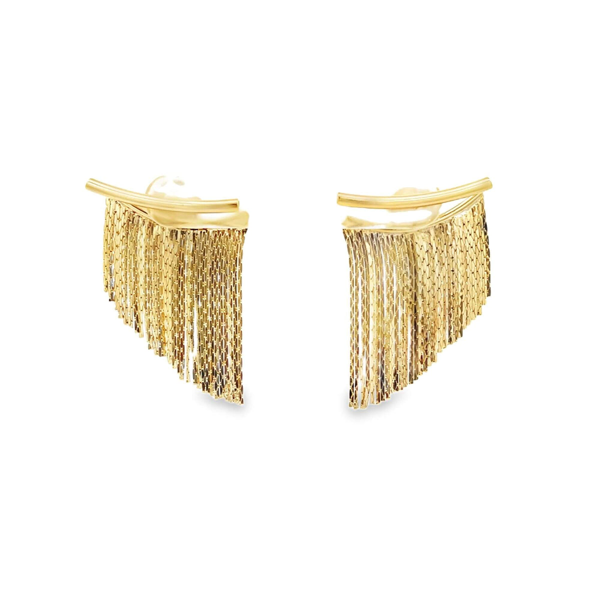 Small Fringe Tassel Drop Earrings (L262A)-0