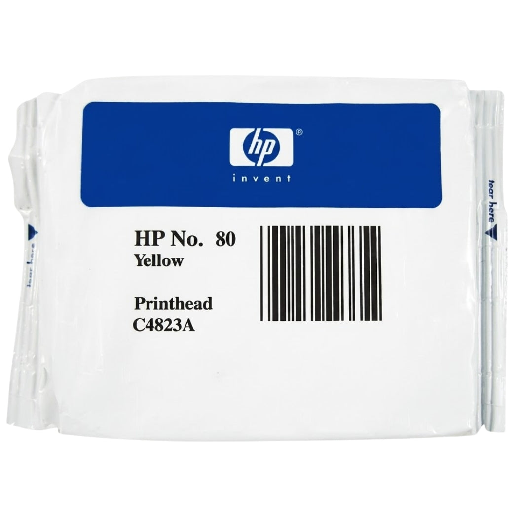 Original HP 80 Standard Yield Yellow Printhead , C4823A-0