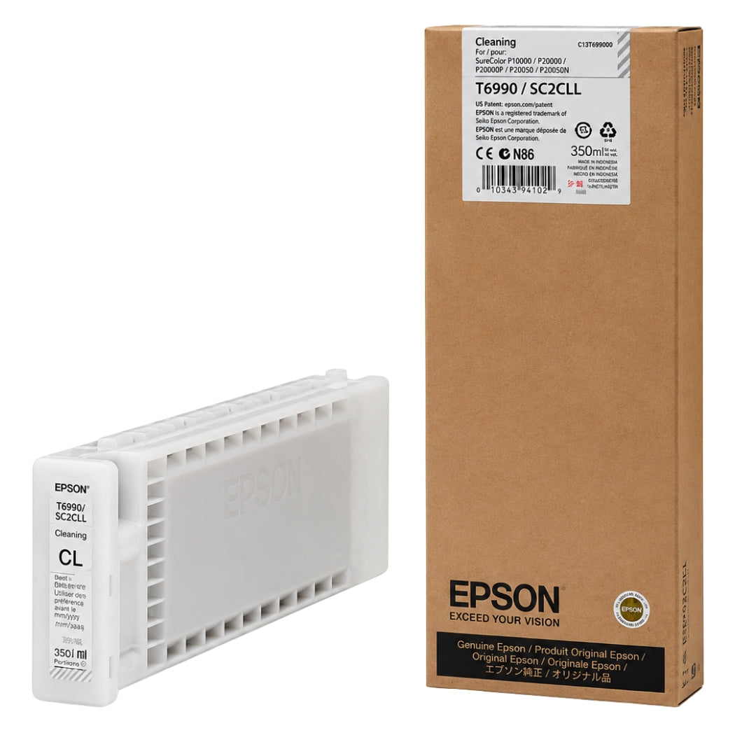 Genuine Epson T6990 350ml SureColor Cleaning Cartridge, SC2CLL-0