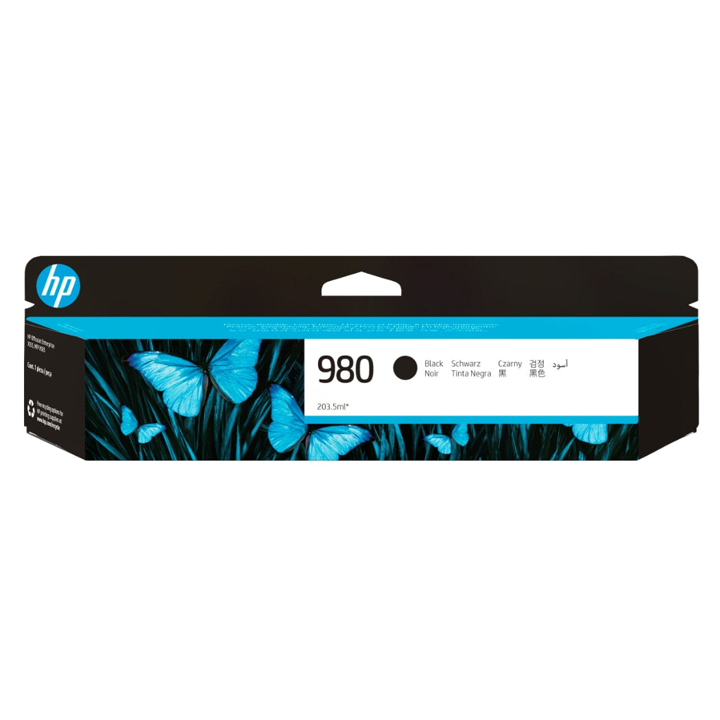 HP 980 D8J10A Black Ink Cartridge-0