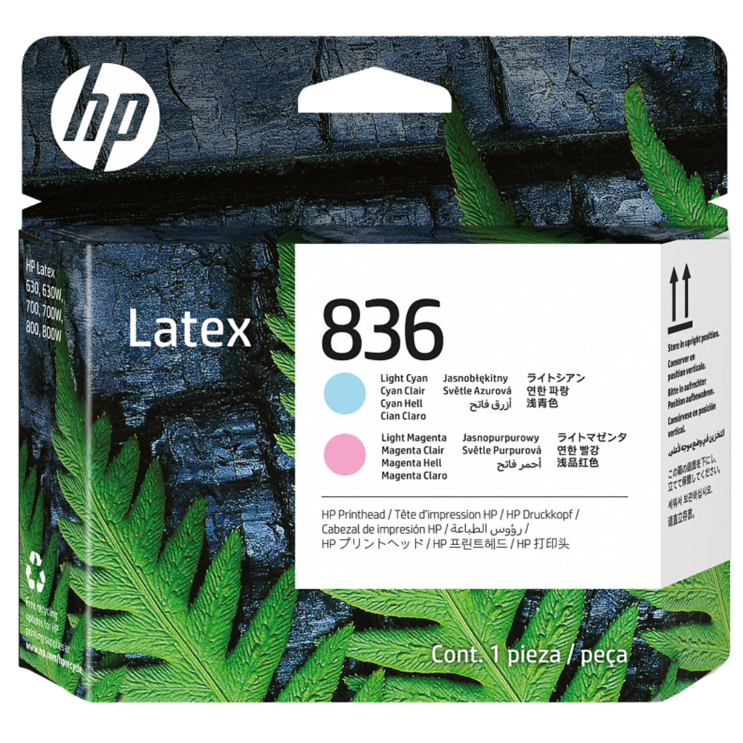 Original HP 836 Light Cyan & Light Magenta printhead, CR329-0