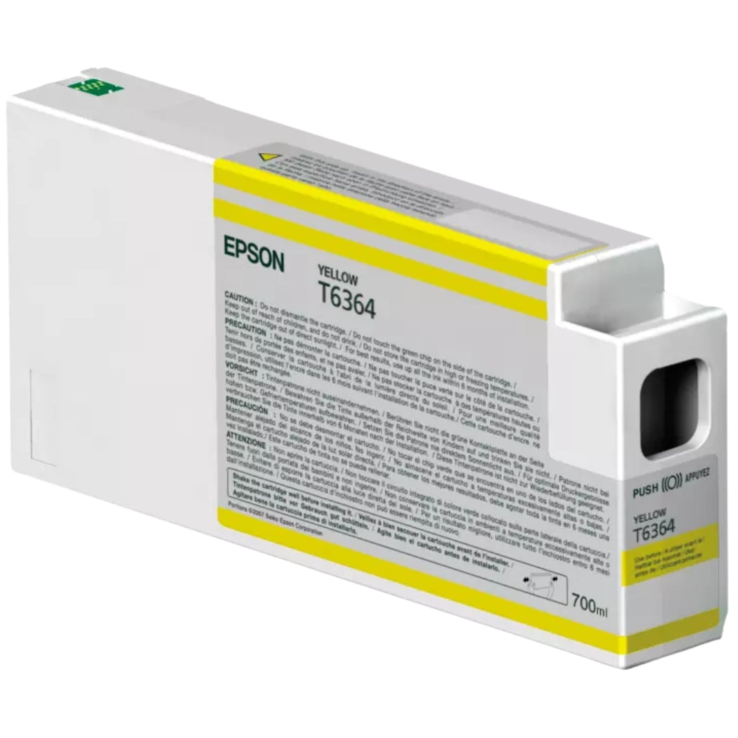 Epson T6364 Yellow Ink Cartridge, T636400-0