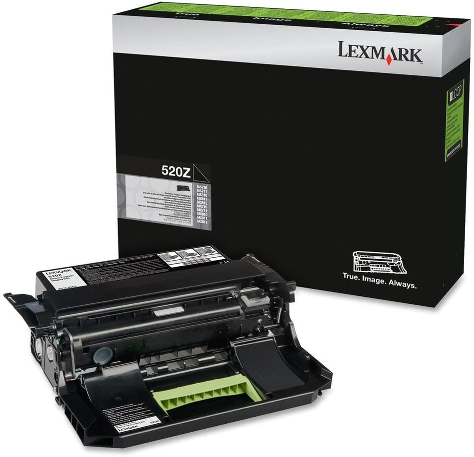 Original Lexmark 520Z Standard Yield Black Imaging Drum, 52D0Z00-0
