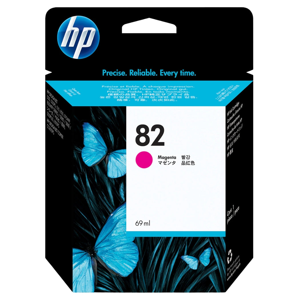 HP 82 69-ml (C4912A) Magenta Ink Cartridge-0