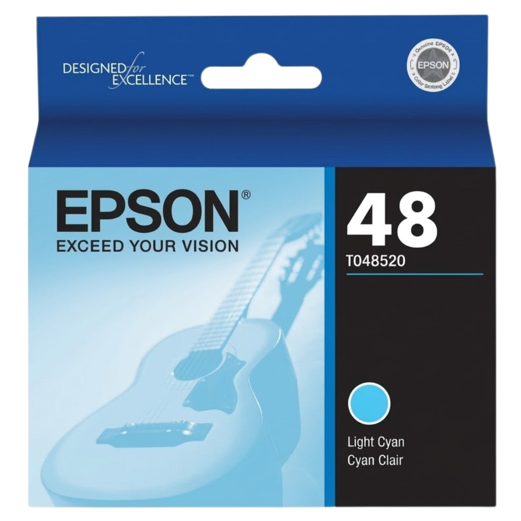 Original Epson (T048) Light Cyan Ink Cartridge, T048520-0