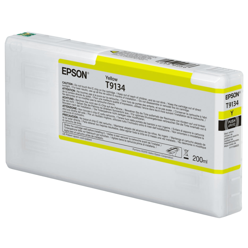 Original Epson T9134 Standard Yield Yellow Ink Cartridge-0