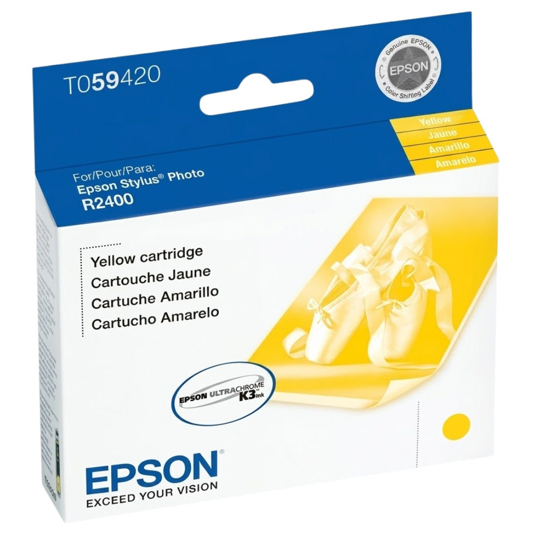 Original Epson 59 (T059420) Yellow Ink Cartridge-0