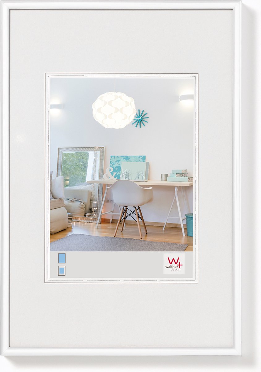 Walther new lifestyle - plastic frame - photo size 60x90 cm - white-0