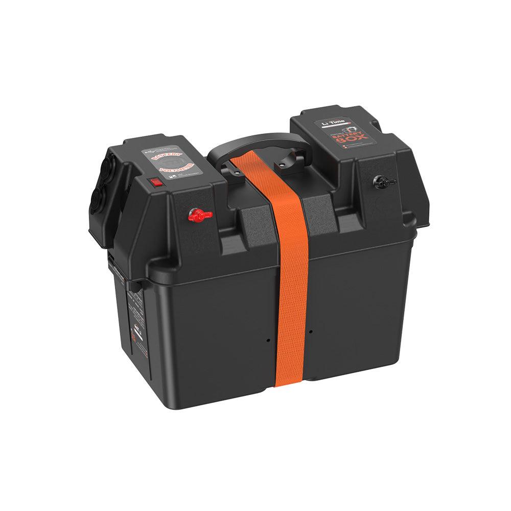 LiTime Group 24/27/31 Marine Battery Box, Built-in Voltmeter-0