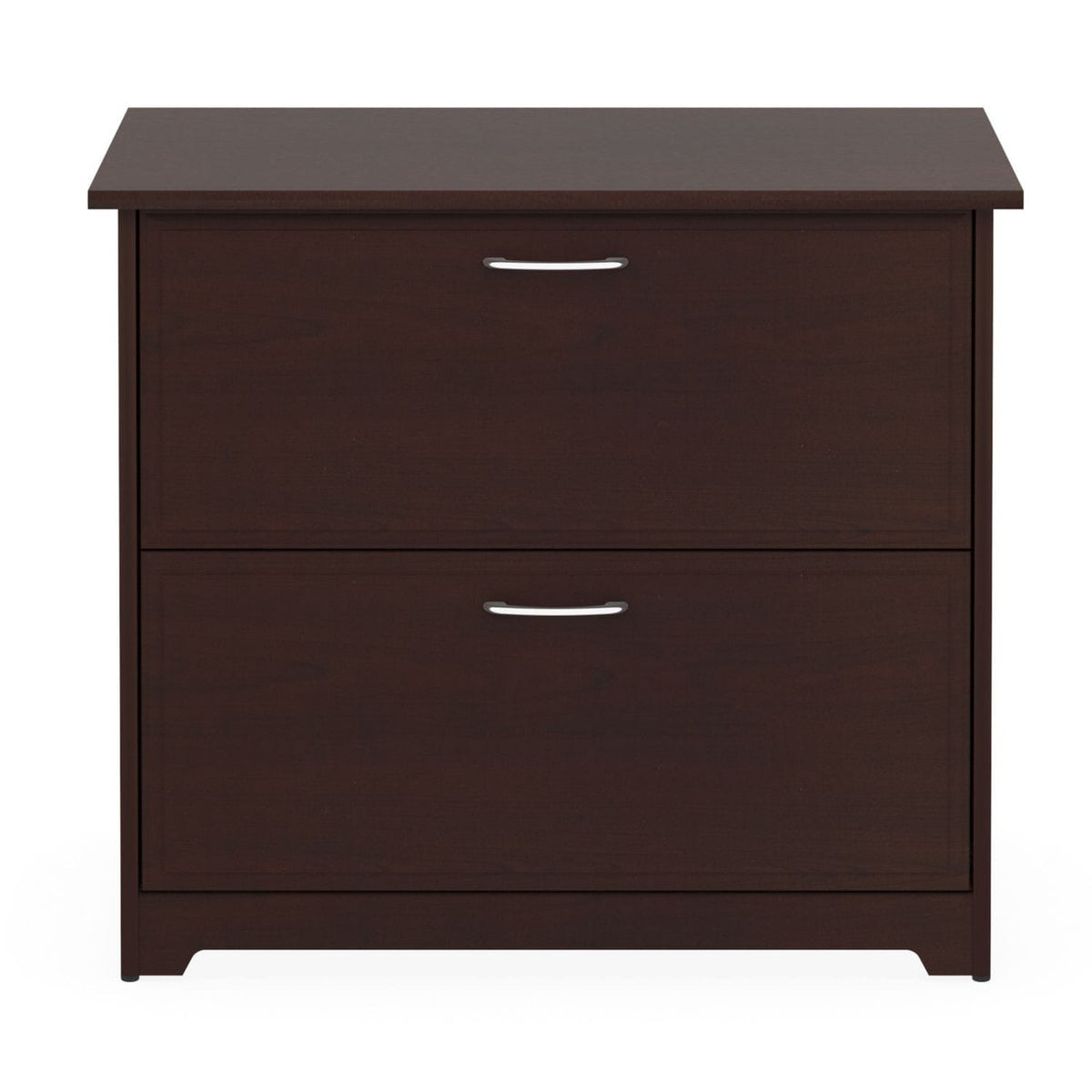2-Drawer Lateral File Cabinet in Cherry Wood Finish — 10797658702163