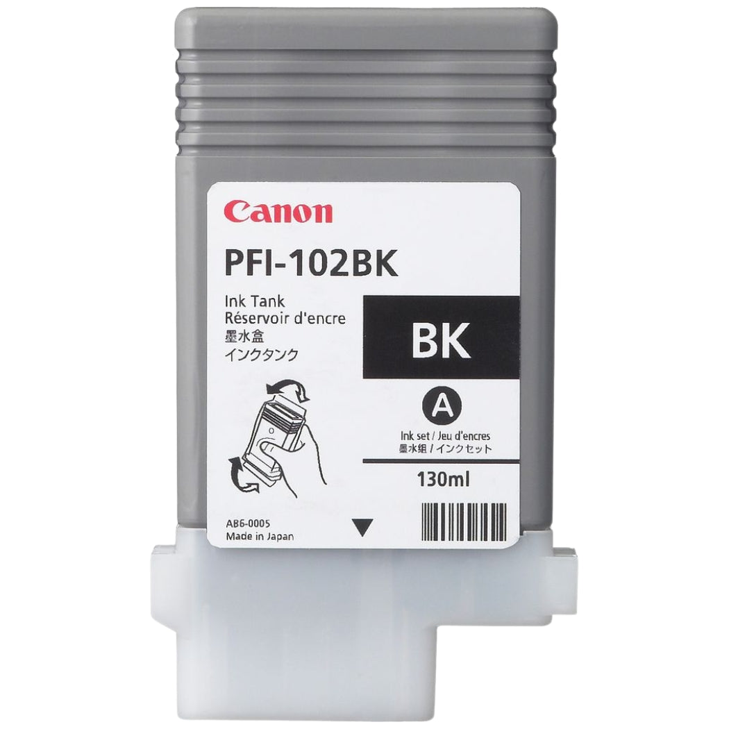 Canon PFI-102 130mL Black Ink Cartridge-0