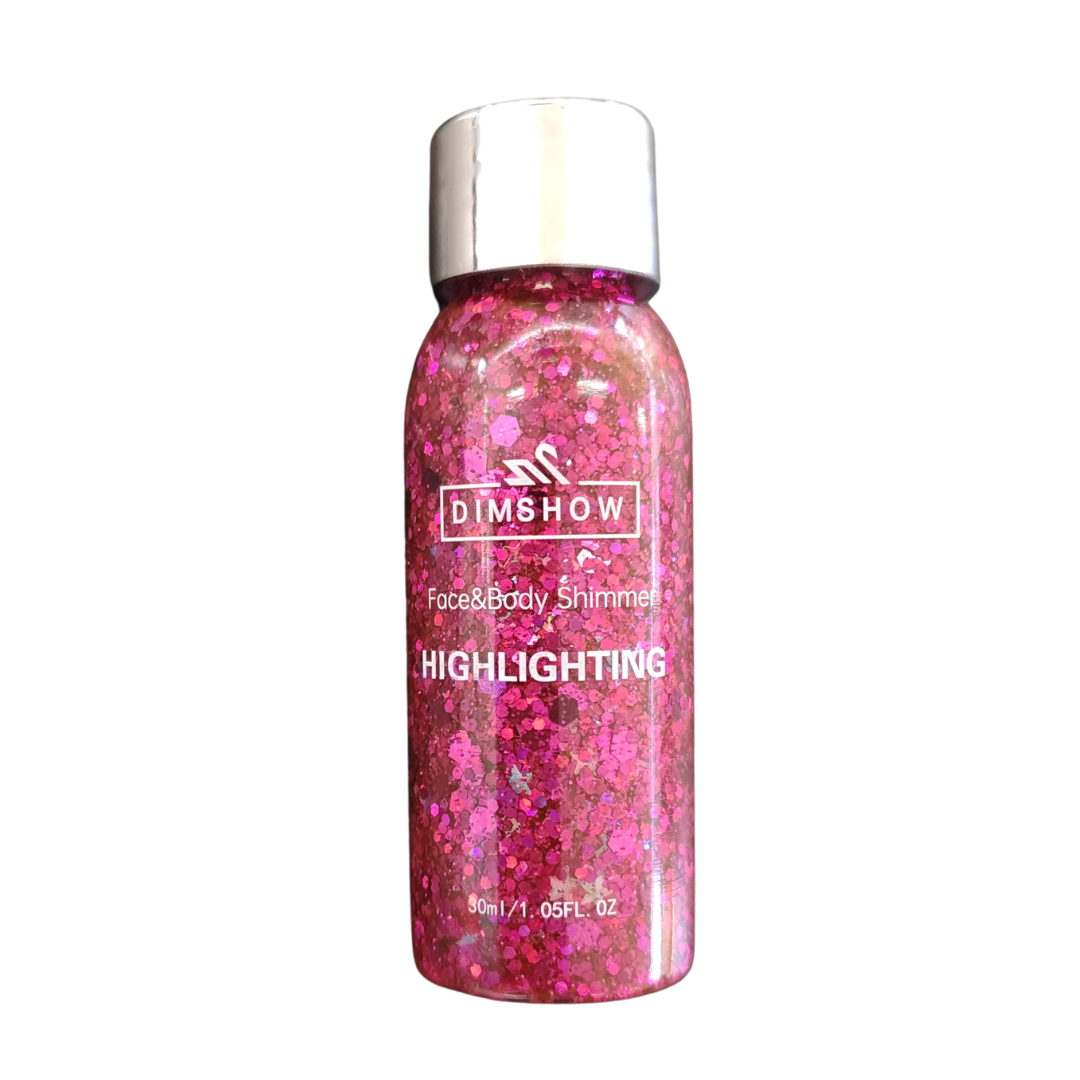 Festival Chunky Glitter Gel - Hot Pink-0
