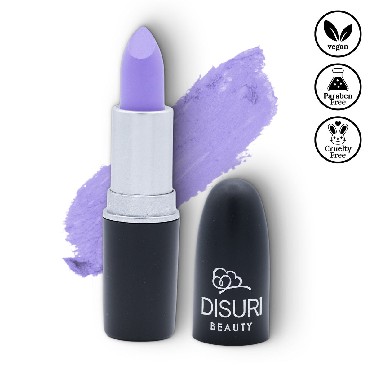 DISURI Beauty Matte Bullet Lipstick - Lavender Lust (#13)-0