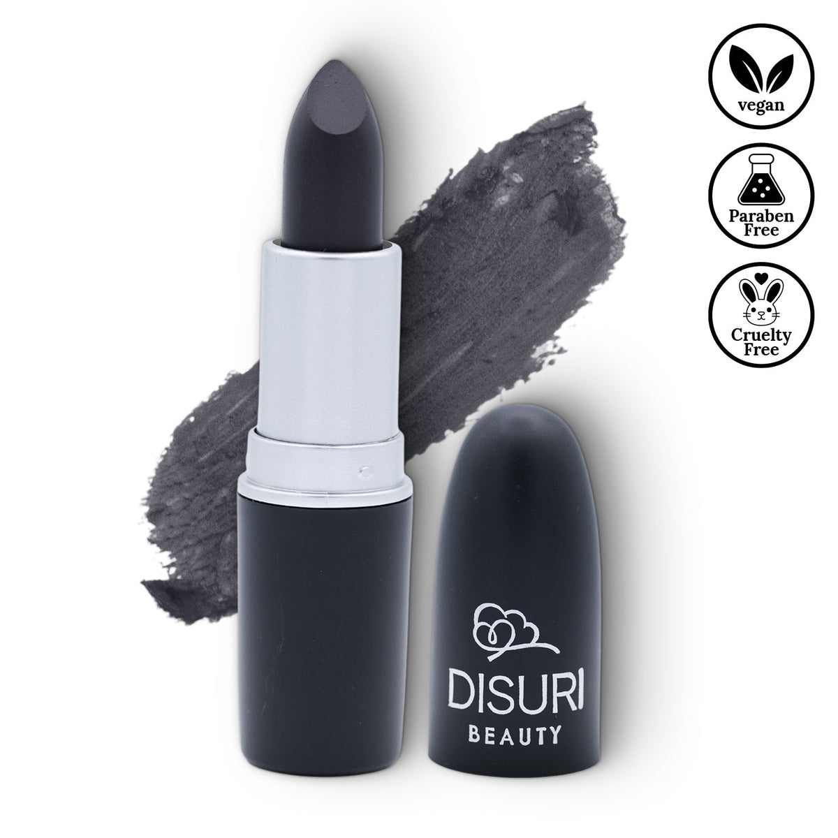 DISURI Beauty Matte Bullet Lipstick - Obsidian Charm (#29)-0