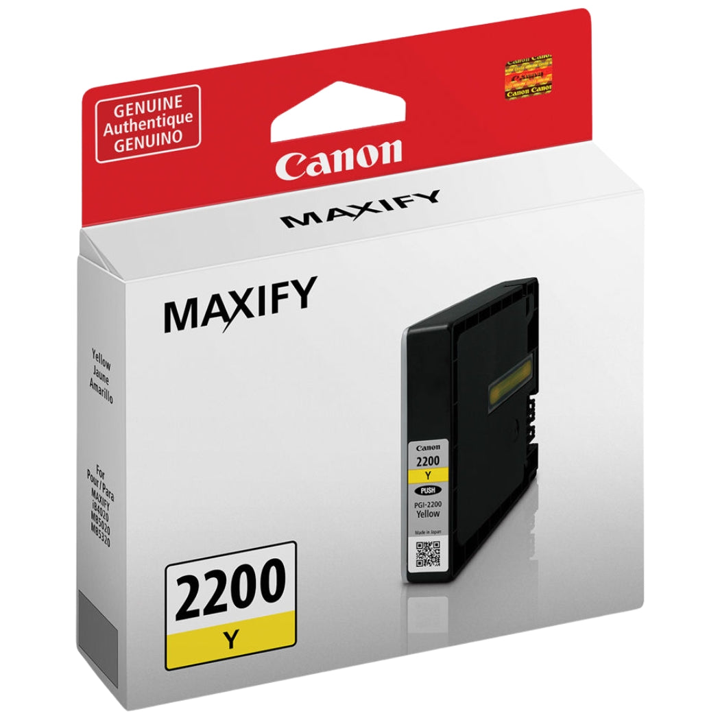 Original Canon PGI-2200 Yellow Ink Cartridge (9306B001)-0