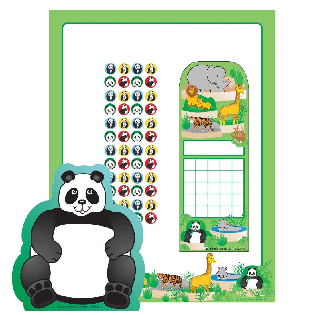 SHAPES ETC. Stationery Set - Panda-0