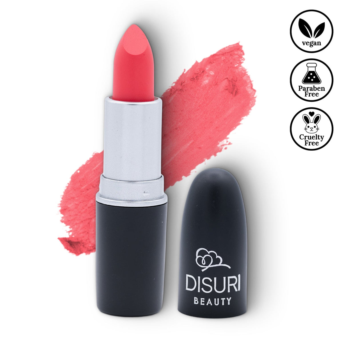 DISURI Beauty Matte Bullet Lipstick - Peachy Bliss (#09)-0