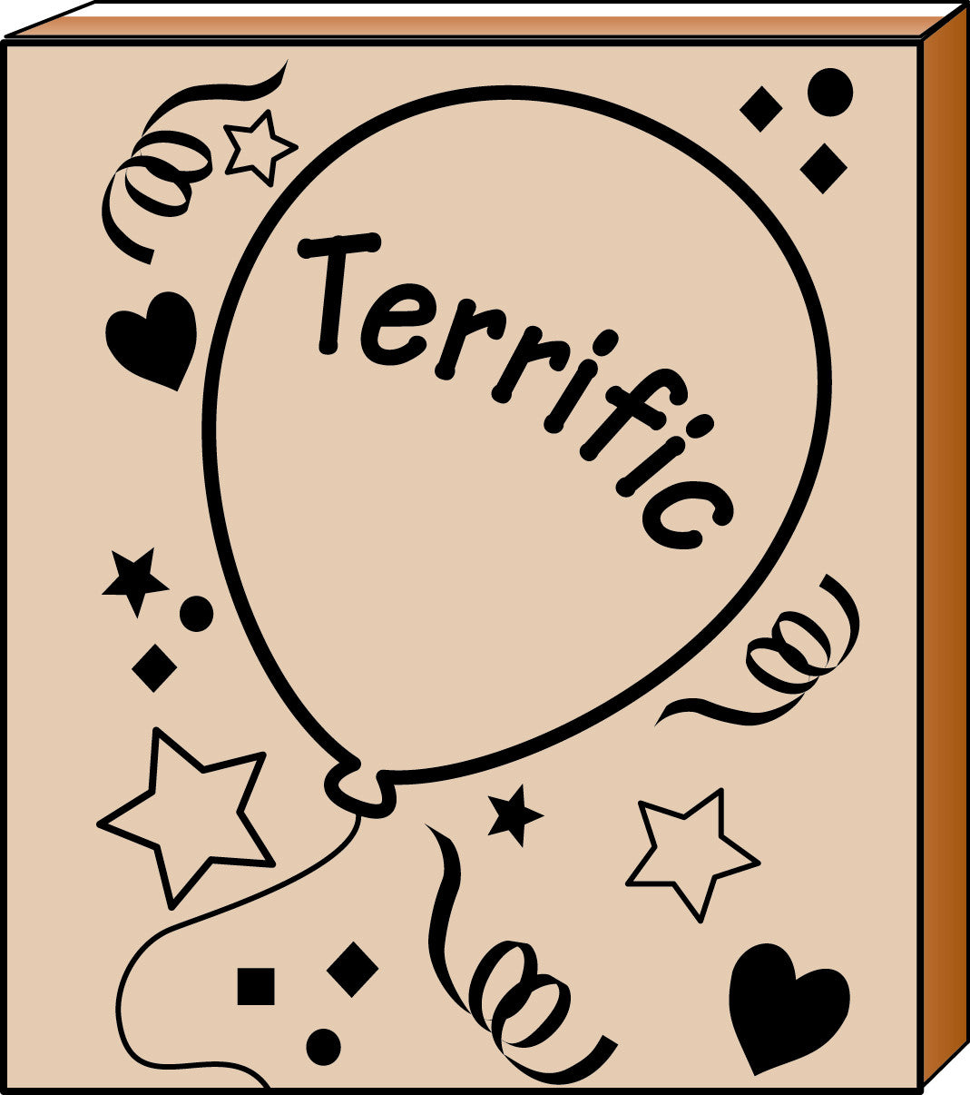 SHAPES ETC. Teacher's Stamp - Terrific-0