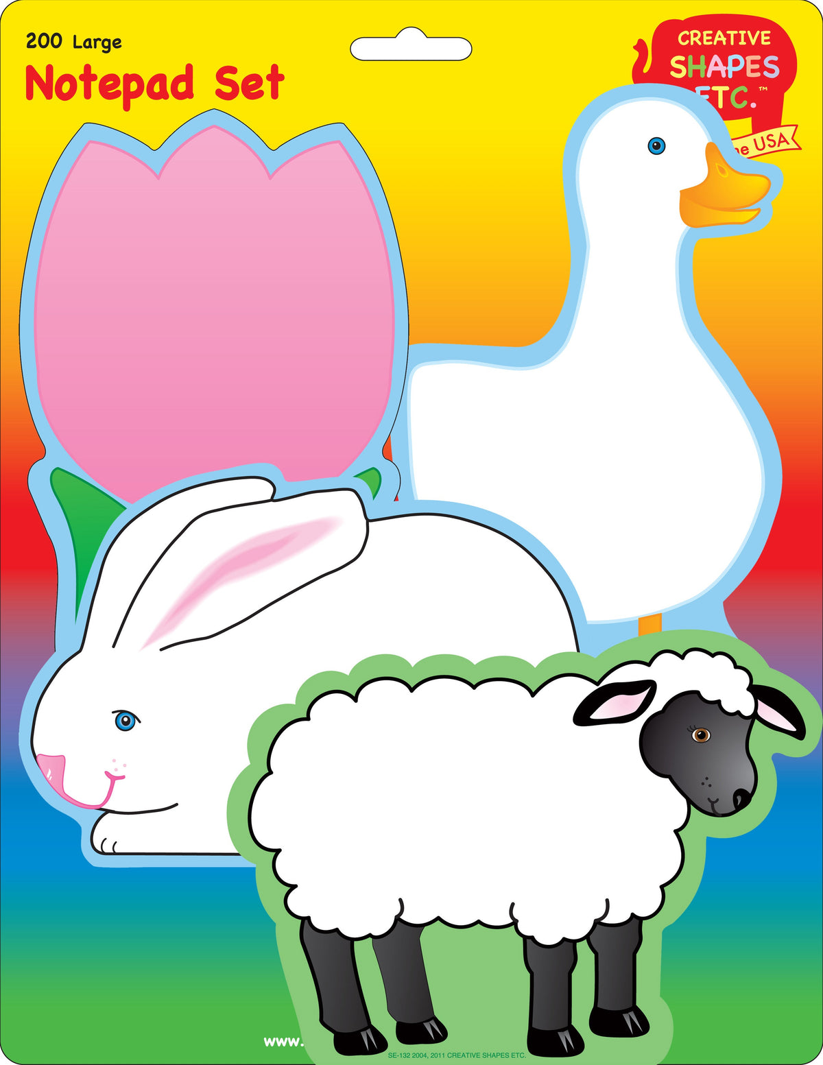 SHAPES ETC. Notepad Set - Easter-0