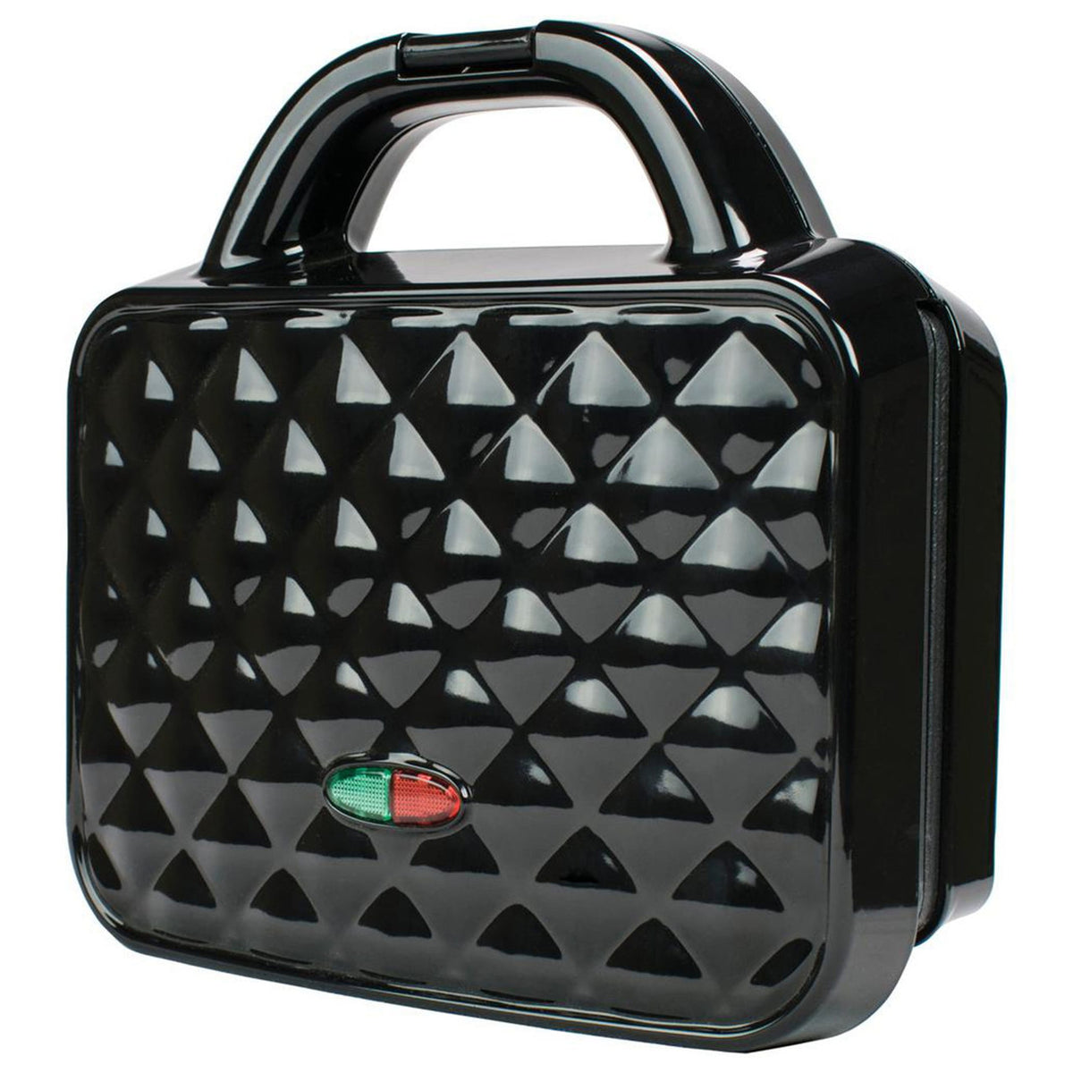 Brentwood Couture Purse Non-Stick Dual Waffle Maker in Black with Indicator Lights-0