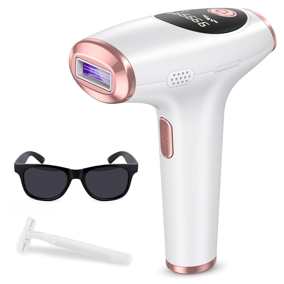 Hair Removal Device, IPL Hair Removal, Laser Hair Removal for Women and Men 999,999 Flashes Permane-0