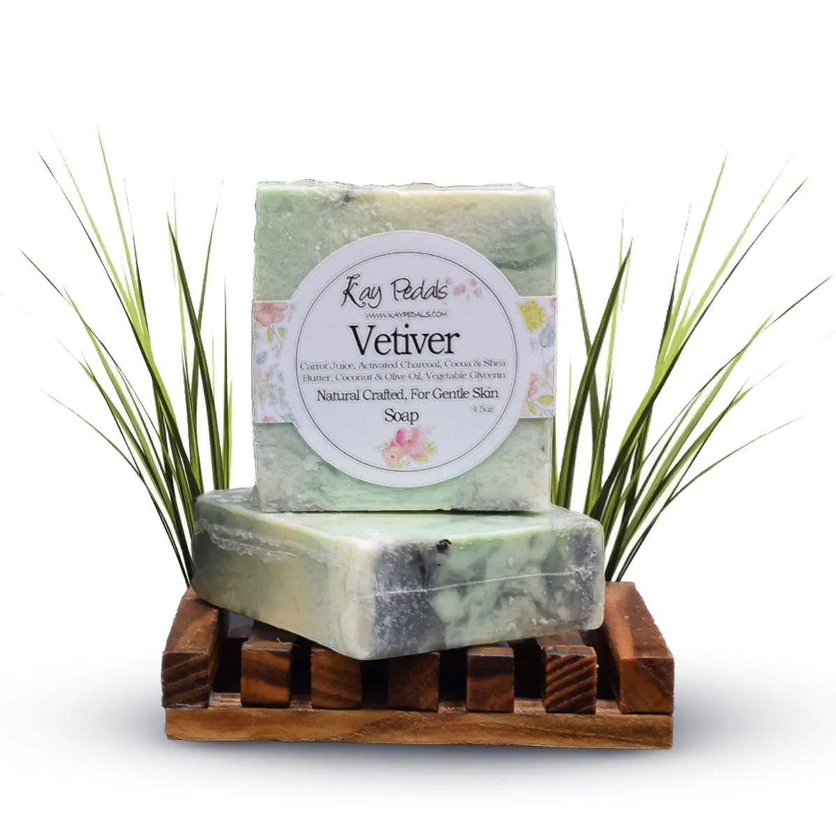 Vetiver Natural Crafted Bar Soap 4.5oz-0