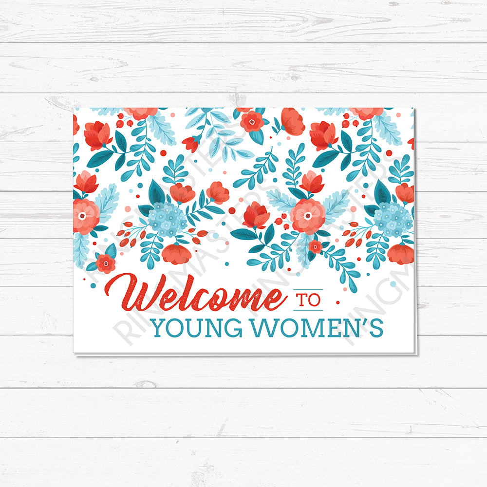 Young Women Welcome Greeting Card-0