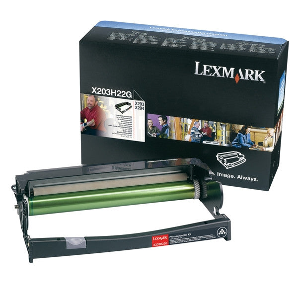 Genuine Lexmark X203 Standard Yield Black Imaging Drum, X203H22G-0