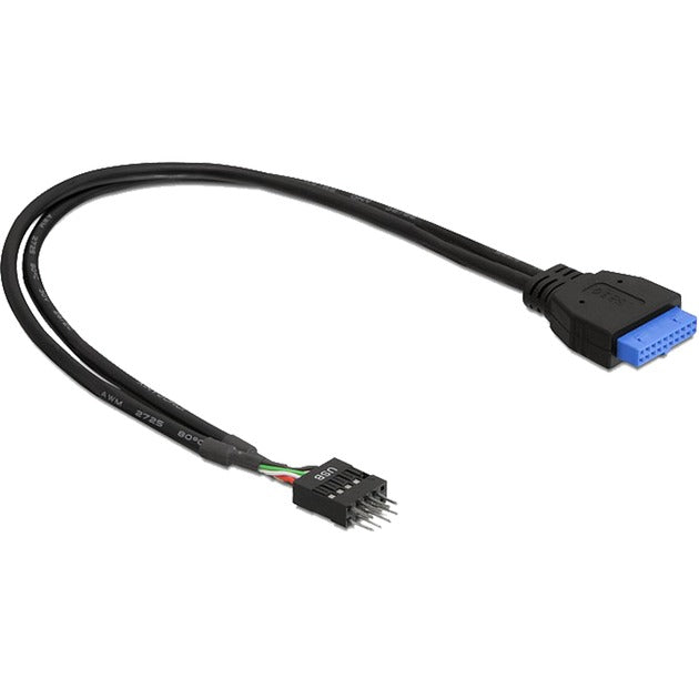 Delock USB 3.0 > USB 2.0 header adapter (black, 0.3 meters)-0