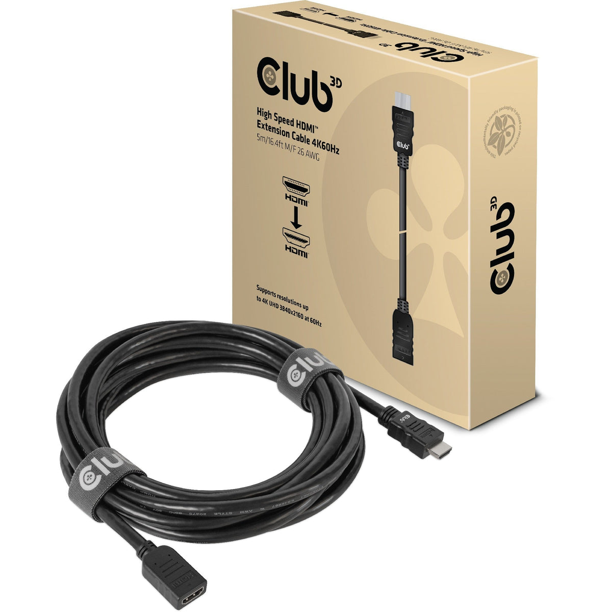 Club 3D high-speed HDMI cable (5 meter, 4k 60hz)-0