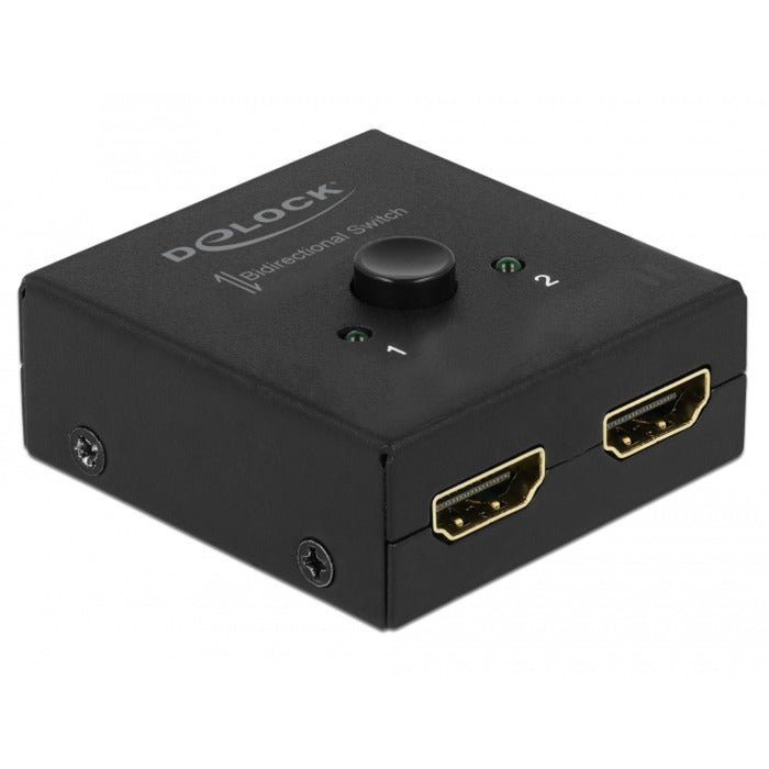 Delock HDMI switch 2 - 1 bidirectional 4k 60 Hz (black)-0
