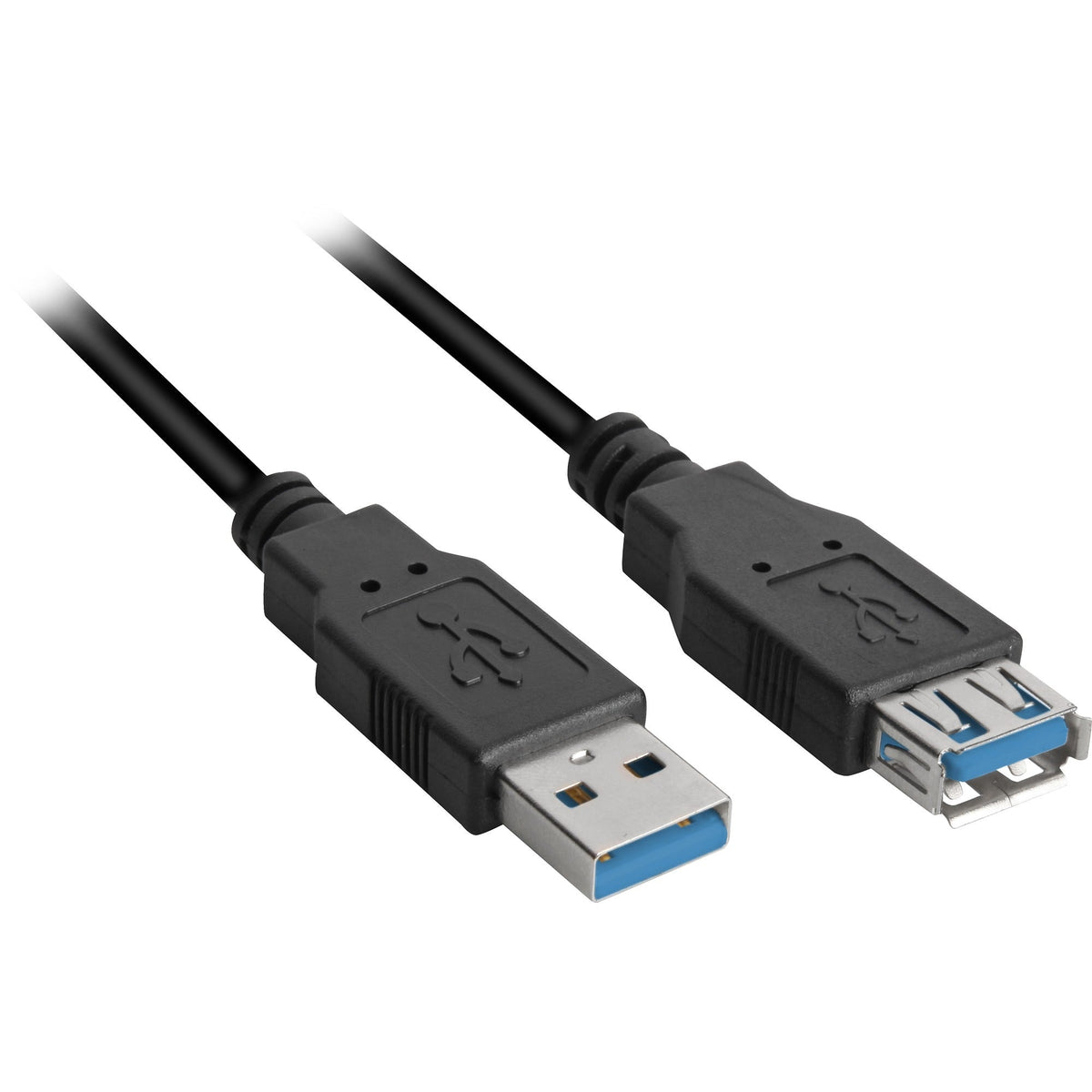 Sharkoon USB 3.0 extension cable (black, 1 meter)-0