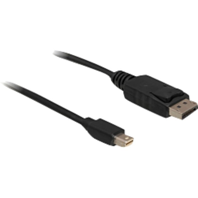 Delock mini DisplayPort > DisplayPort adapter (black, 1 meter)-0