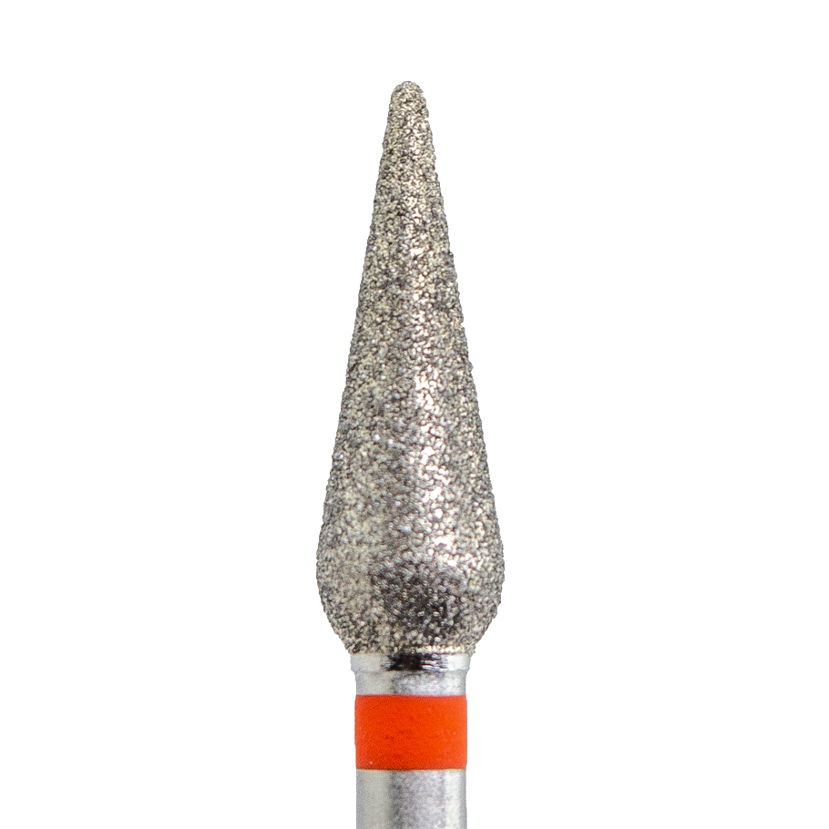 KMIZ - Diamond Nail Drill Bit Red Drop 4.0-12F (#160)-0