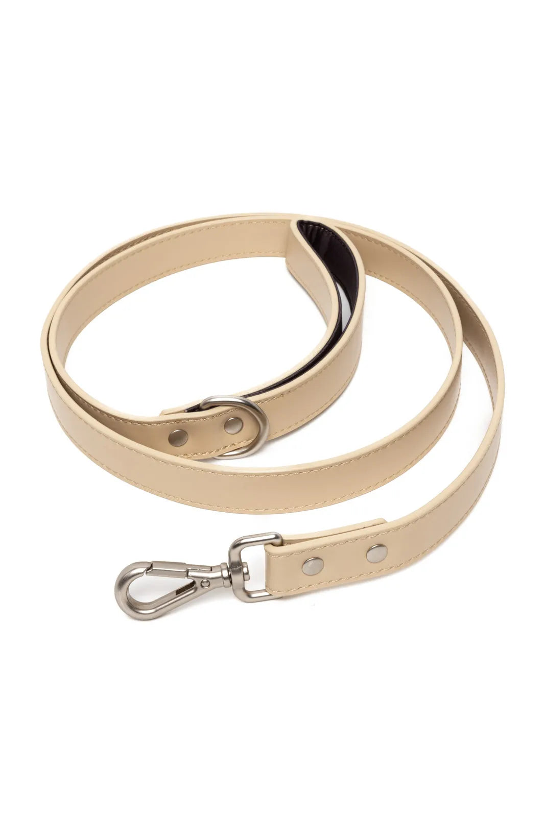 Champagne Fizz Vegan Leather Dog Leash-0