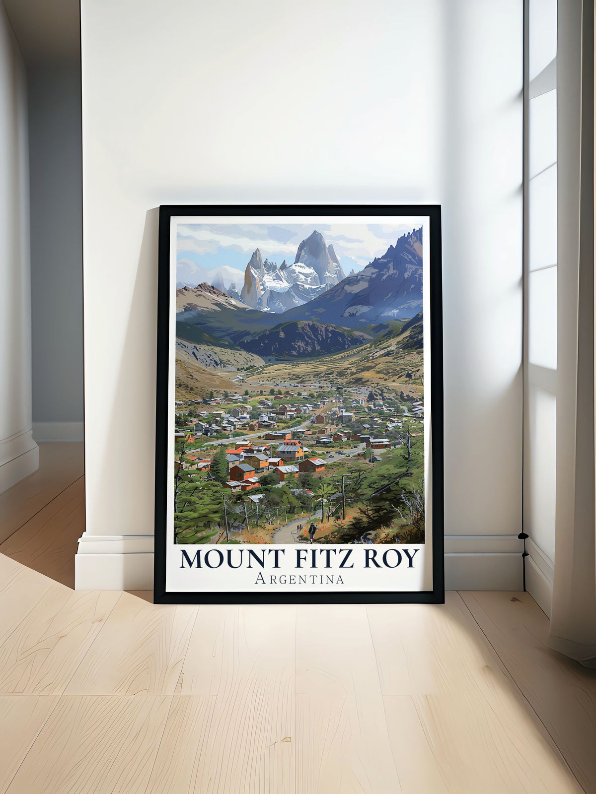 Mt Fitz Roy Travel Posters - El Chaltén Ideal Home Decor - Argentina Perfect Wall Decor-0