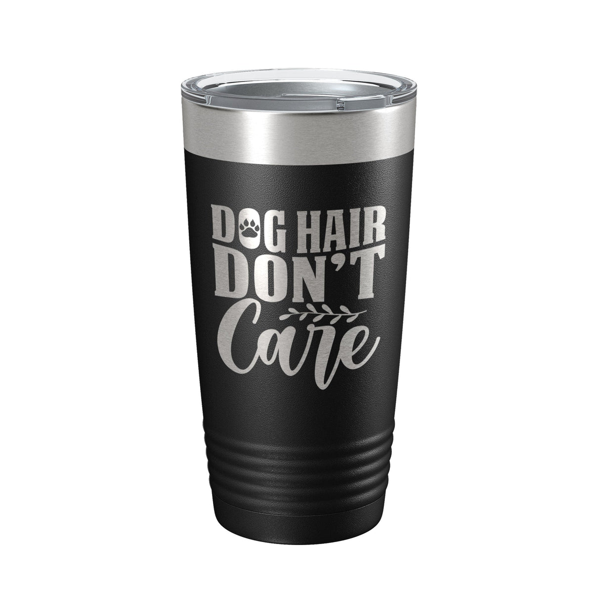 Dog Hair Don't Care Tumbler Travel Mug Funny Dog Lover Insulated Laser Engraved Coffee Cup 20 oz-5
