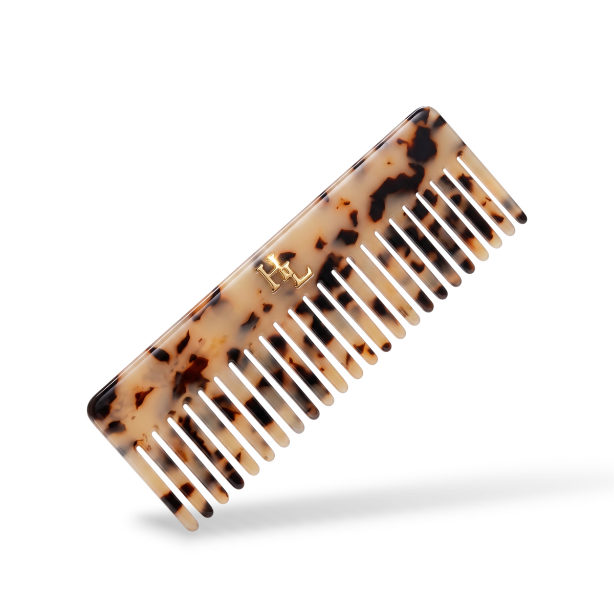 Acetate Detangling Comb - Tortoise Shell-0
