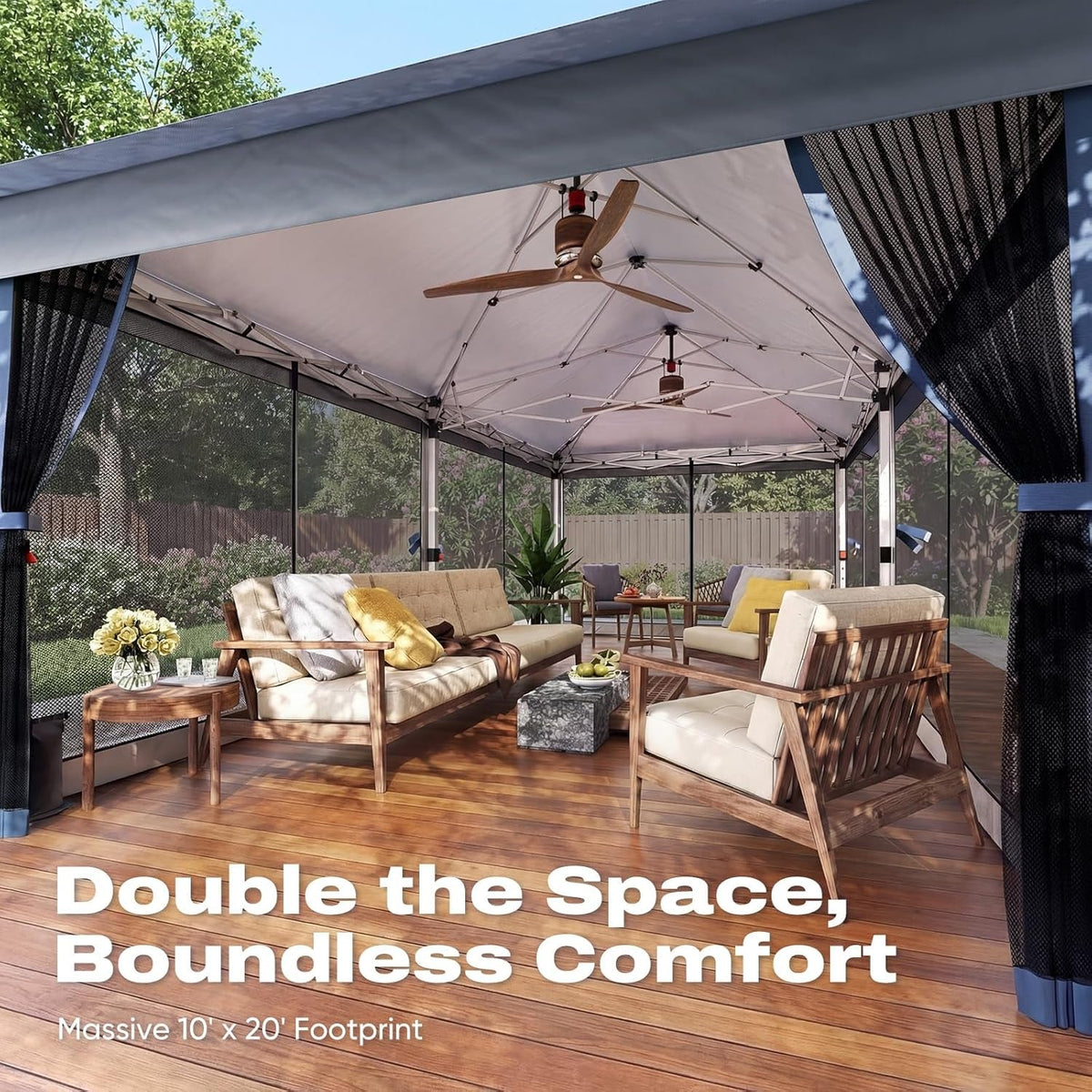 10x20Ft Portable Instant Gazebo Shelter Outdoor Patio-1