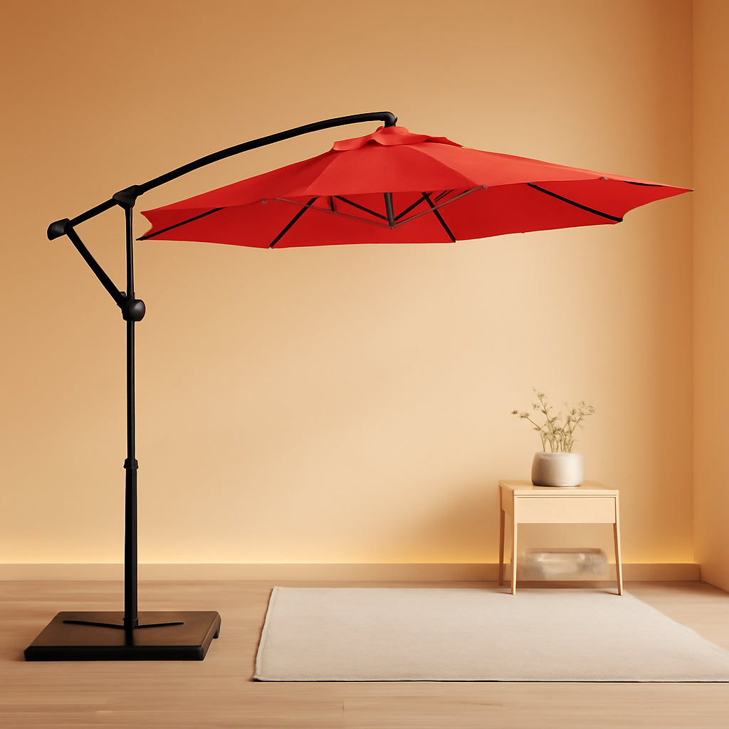 10Ft Patio Umbrella Large Garden Canopy Shade Cover-0