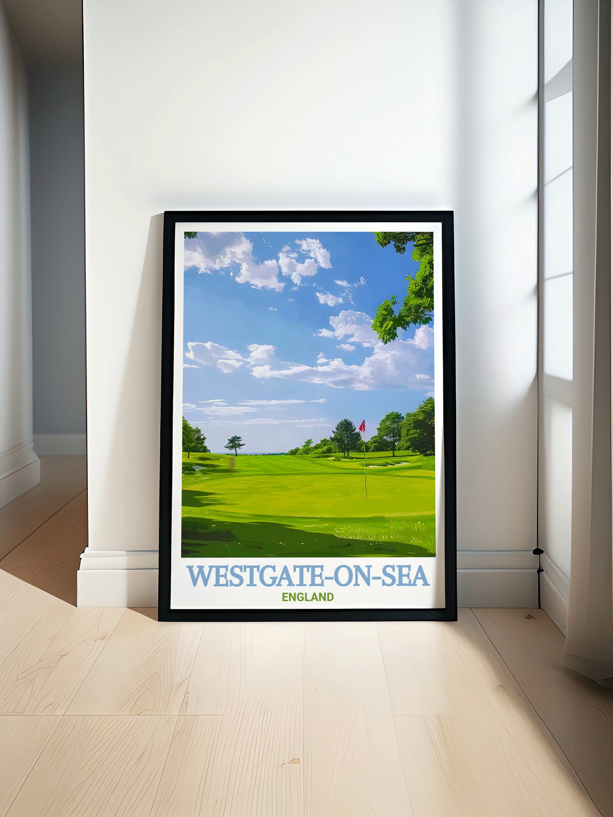 Westgate-on-Sea Travel Poster - Westgate Golf Club Canvas Print - Kent Wall Poster - Kent Travel Print-0