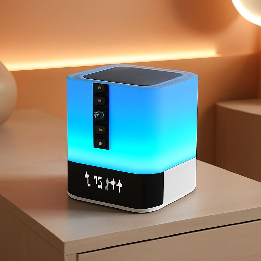 Night Light Bluetooth Speaker Featuring Color Changing-0