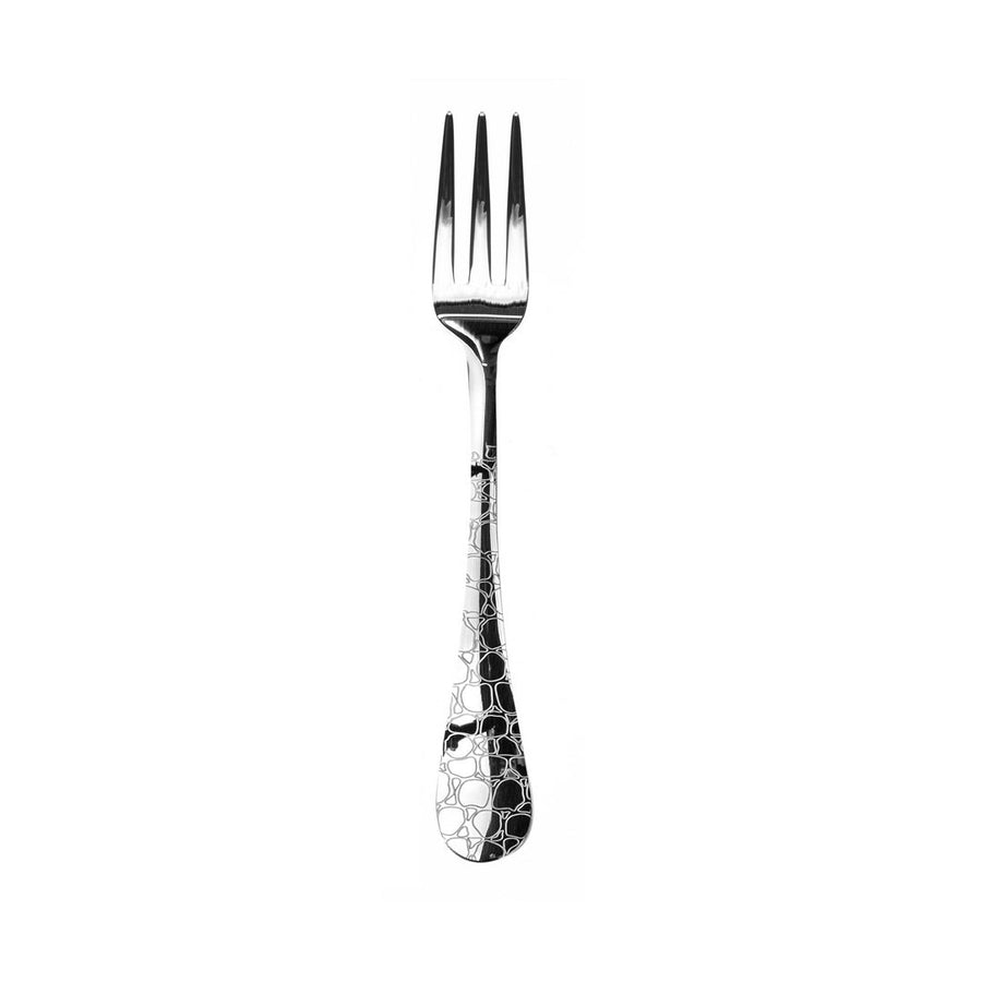 Mepra Engraved Serving Fork 10in - Stainless Steel