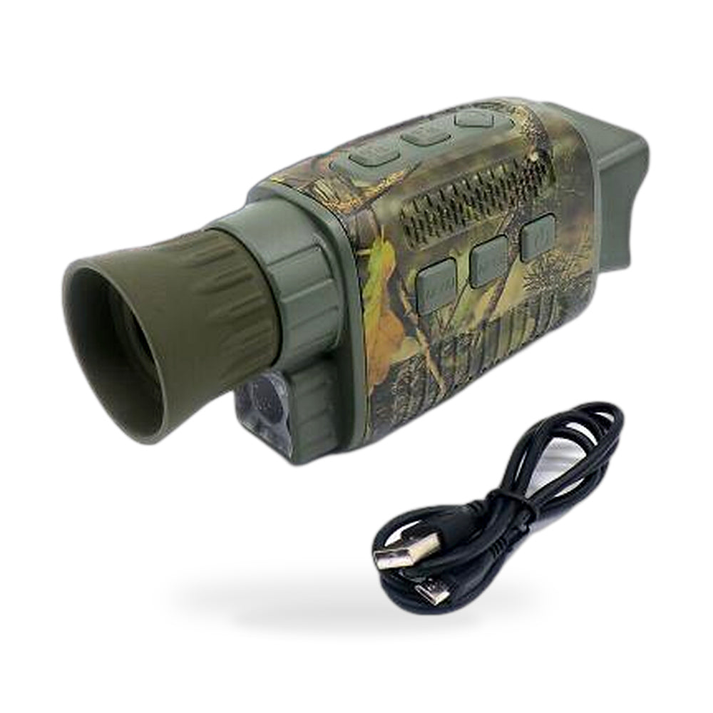 5x IR Night Vision Monocular Zoom Digital HD Telescope With 4K Video Camera Suit-0
