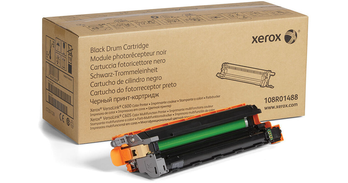 Original Xerox VersaLink C600 Standard Yield Black Imaging Drum, 108R01488-0