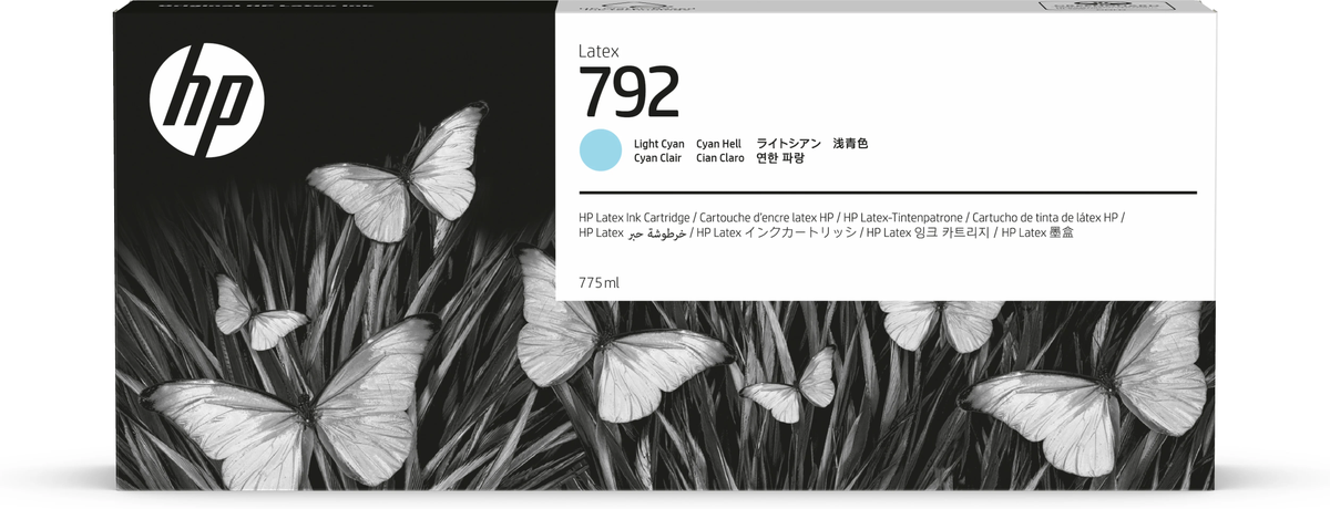 HP 792 775ml (CN709A) Light Cyan Ink Cartridge-0